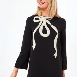 Tuckernuck Black Bow Mini Jamie Dress NWT Nearly SOLD OUT